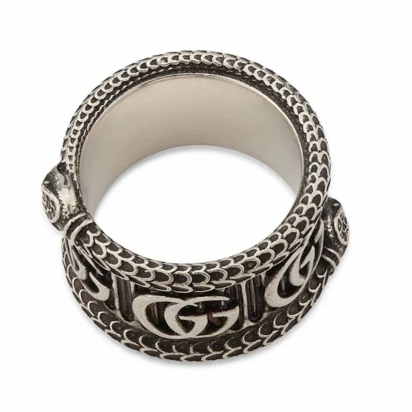 NWT Gucci Marmont Sterling Silver Ring - Picture 3 of 7